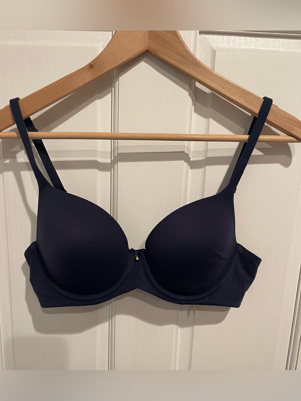 Soma Embraceable Full Coverage Bra-Navy 34C